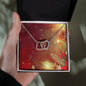 Christmas Background 098 - Interlocking Hearts Necklace