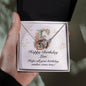 Happy Birthday Lori v01 - Interlocking Hearts Necklace