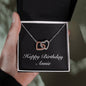 Happy Birthday Annie v2 - Interlocking Hearts Necklace