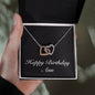 Happy Birthday Ann v2 - Interlocking Hearts Necklace