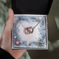 Christmas Background 073 - Interlocking Hearts Necklace