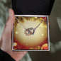 Christmas Background 100 - Interlocking Hearts Necklace