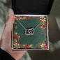 Christmas Background 068 - Interlocking Hearts Necklace