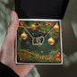 Christmas Background 116 - Interlocking Hearts Necklace