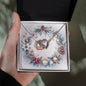 Christmas Background 075 - Interlocking Hearts Necklace