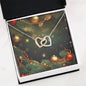 Christmas Background 119 - Interlocking Hearts Necklace