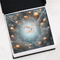 Christmas Background 105 - Interlocking Hearts Necklace