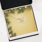 Christmas Background 009 - Interlocking Hearts Necklace