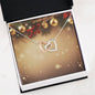 Christmas Background 014 - Interlocking Hearts Necklace