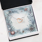 Christmas Background 073 - Interlocking Hearts Necklace