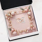 Christmas Background 038 - Interlocking Hearts Necklace