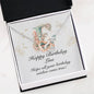 Happy Birthday Lisa v01 - Interlocking Hearts Necklace