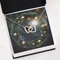 Christmas Background 110 - Interlocking Hearts Necklace