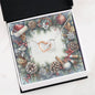 Christmas Background 076 - Interlocking Hearts Necklace