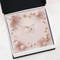 Christmas Background 055 - Interlocking Hearts Necklace