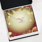 Christmas Background 100 - Interlocking Hearts Necklace