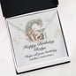 Happy Birthday Gladys v01 - Interlocking Hearts Necklace