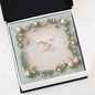 Christmas Background 001 - Interlocking Hearts Necklace