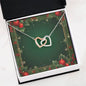 Christmas Background 067 - Interlocking Hearts Necklace