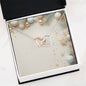 Christmas Background 041 - Interlocking Hearts Necklace