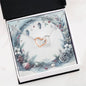 Christmas Background 090 - Interlocking Hearts Necklace