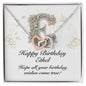 Happy Birthday Ethel v01 - Interlocking Hearts Necklace
