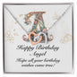 Happy Birthday Angel v01 - Interlocking Hearts Necklace