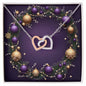 Christmas Background 023 - Interlocking Hearts Necklace
