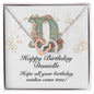 Happy Birthday Danielle v01 - Interlocking Hearts Necklace