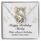 Happy Birthday Shirley v01 - Interlocking Hearts Necklace