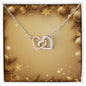 Christmas Background 031 - Interlocking Hearts Necklace