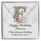 Happy Birthday Frances v01 - Interlocking Hearts Necklace