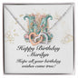 Happy Birthday Marilyn v01 - Interlocking Hearts Necklace