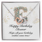 Happy Birthday Eleanor v01 - Interlocking Hearts Necklace