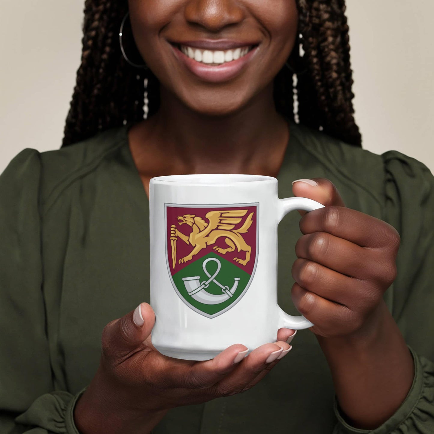 71st Jaeger Brigade (Ukraine) - 15oz White Ceramic Mug