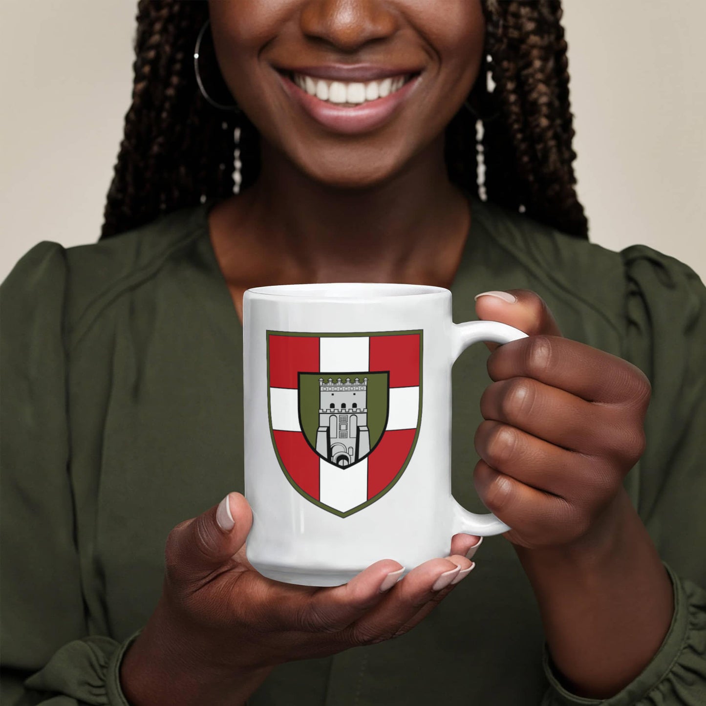 100th Mechanized Brigade (Ukraine) - 15oz White Ceramic Mug