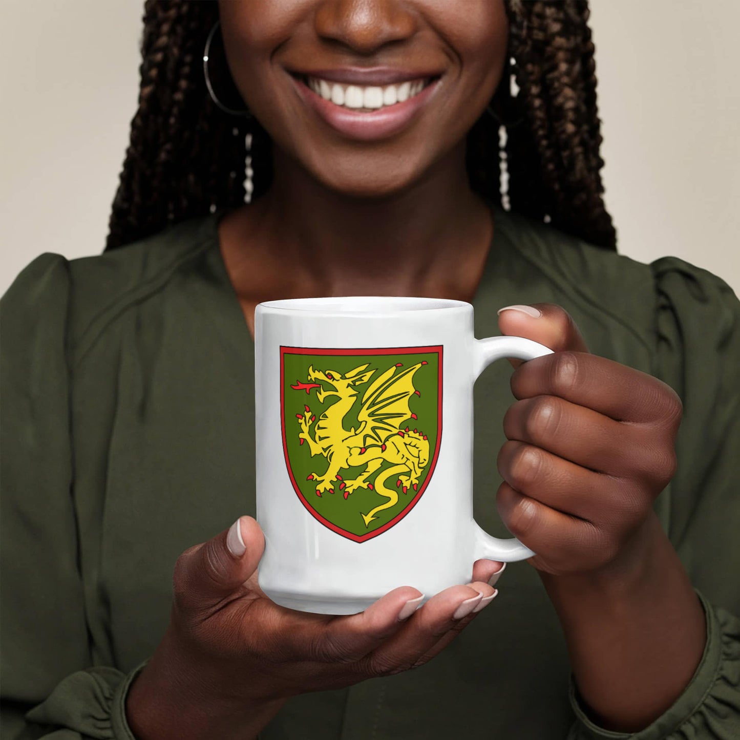 107th Rocket Artillery Brigade (Ukraine) - 15oz White Ceramic Mug