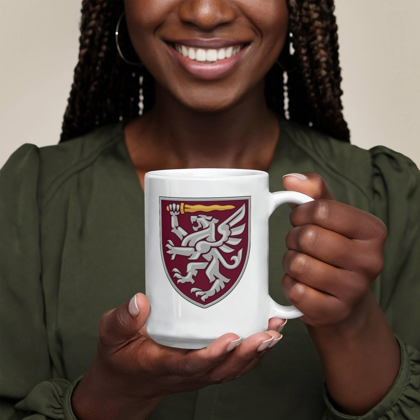 80th Air Assault Brigade (Ukraine) - 15oz White Ceramic Mug