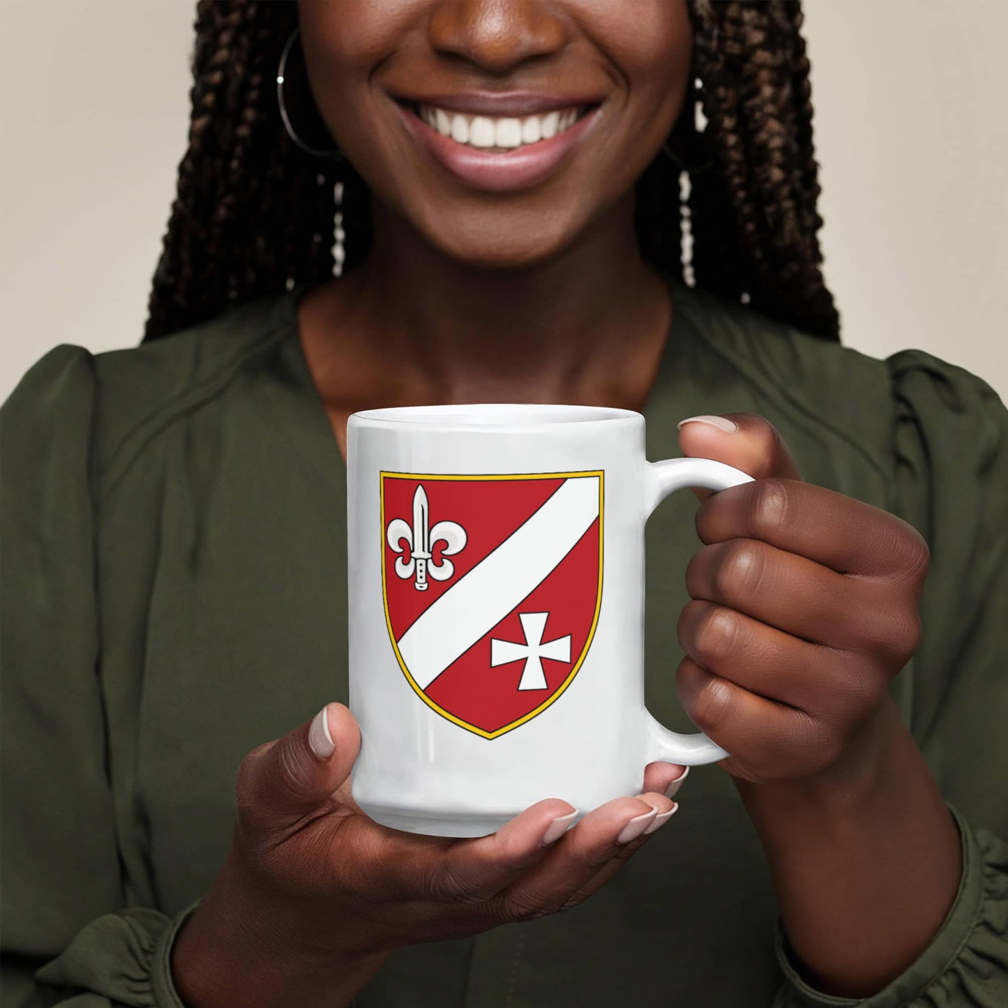 130th Reconnaissance Battalion (Ukraine) - 15oz White Ceramic Mug