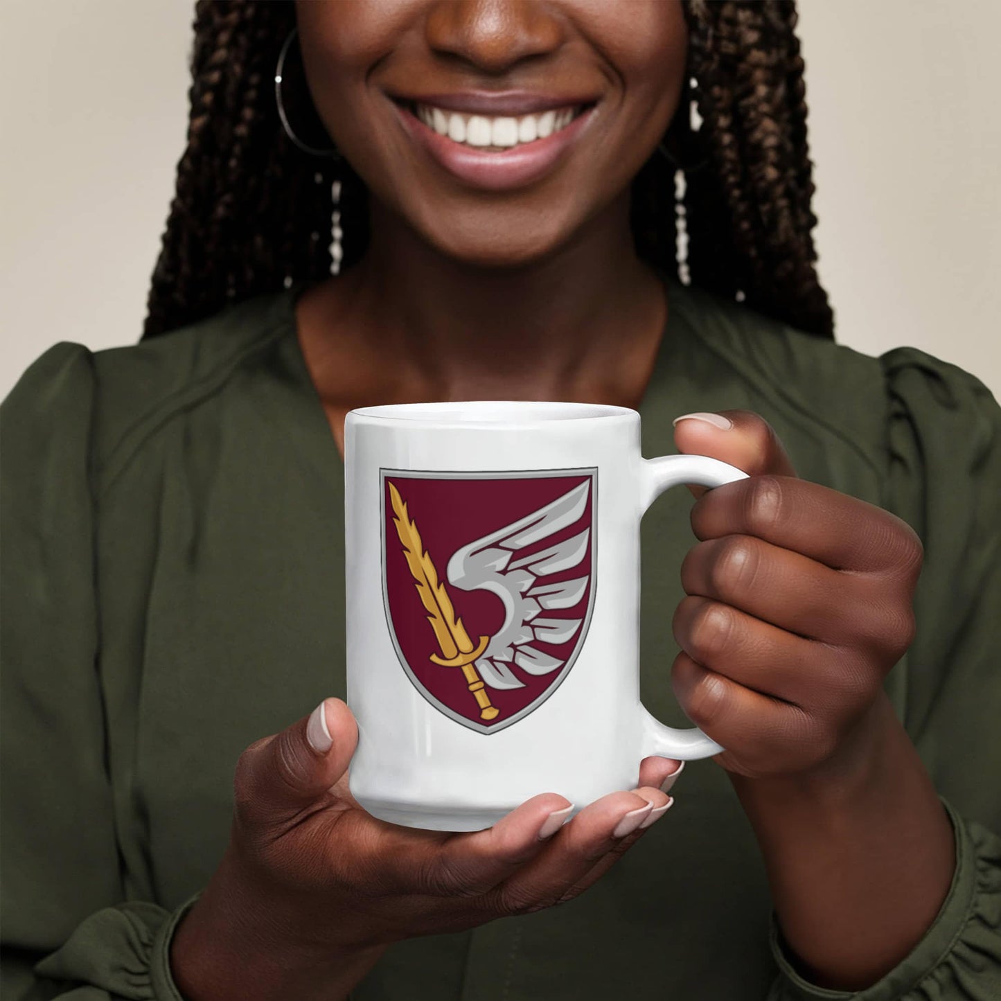 79th Air Assault Brigade (Ukraine) - 15oz White Ceramic Mug