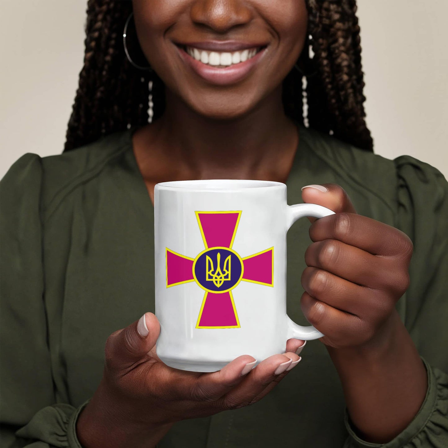 Ukrainian Armed Forces - 15oz White Ceramic Mug