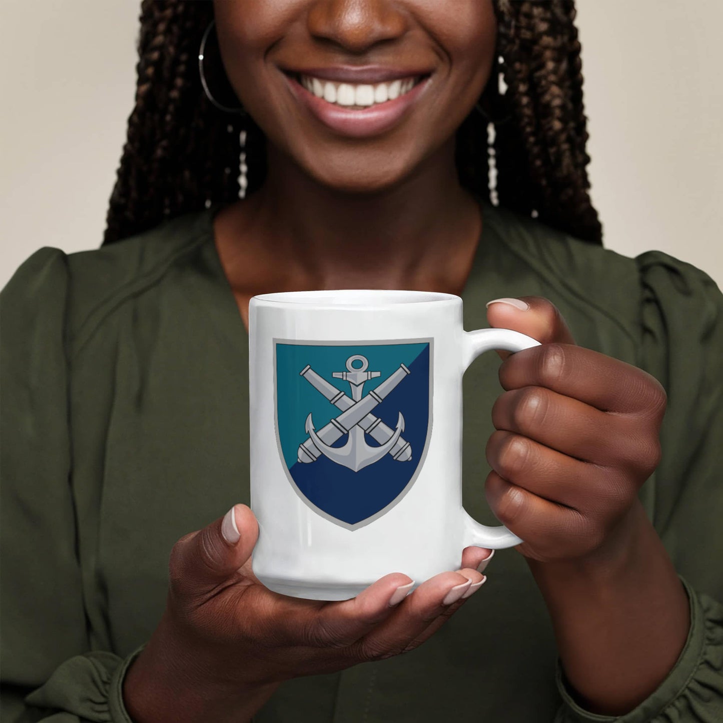 406th Artillery Brigade (Ukraine) - 15oz White Ceramic Mug