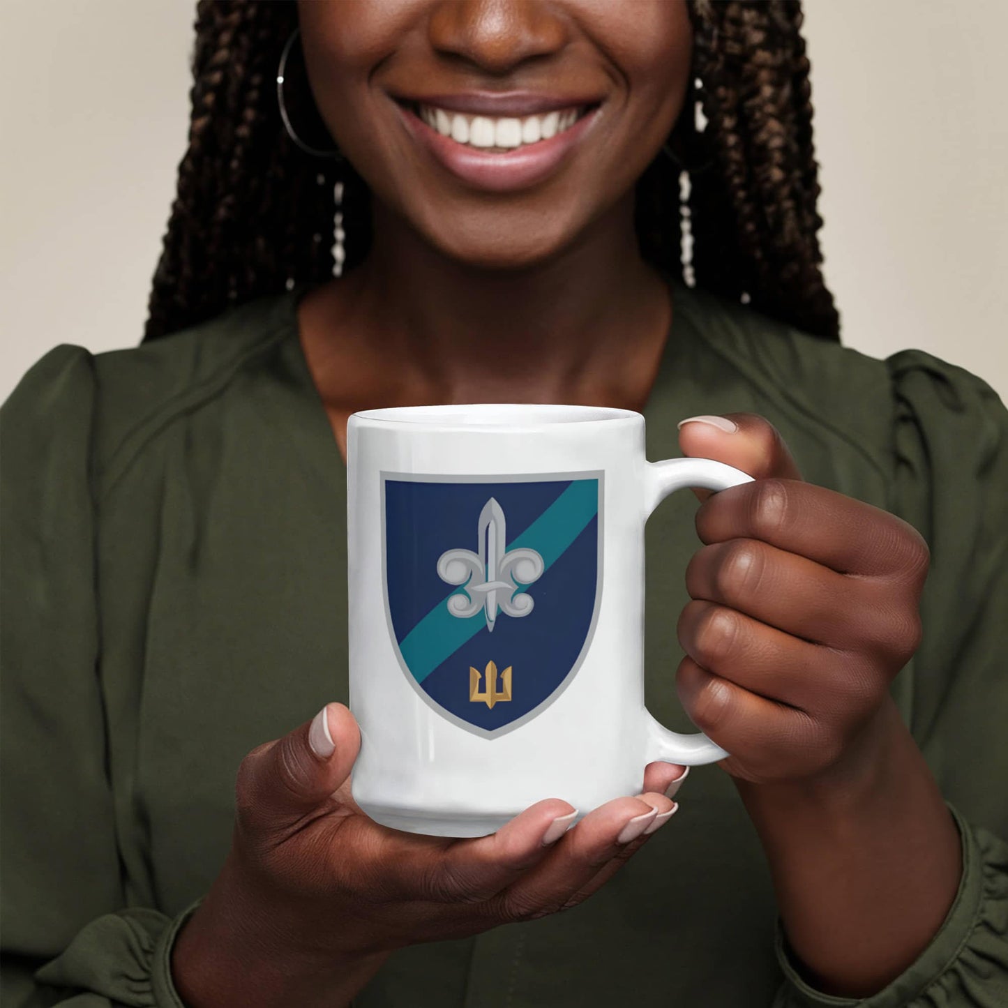 140th Reconnaissance Battalion (Ukraine) - 15oz White Ceramic Mug