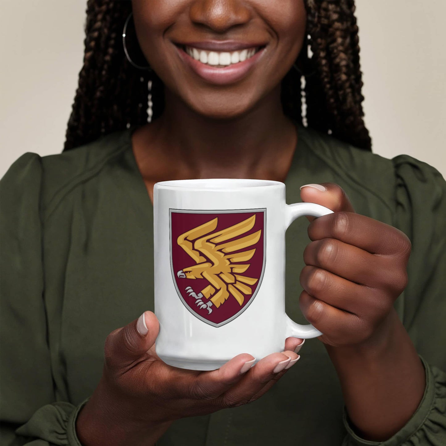 95th Air Assault Brigade (Ukraine) - 15oz White Ceramic Mug