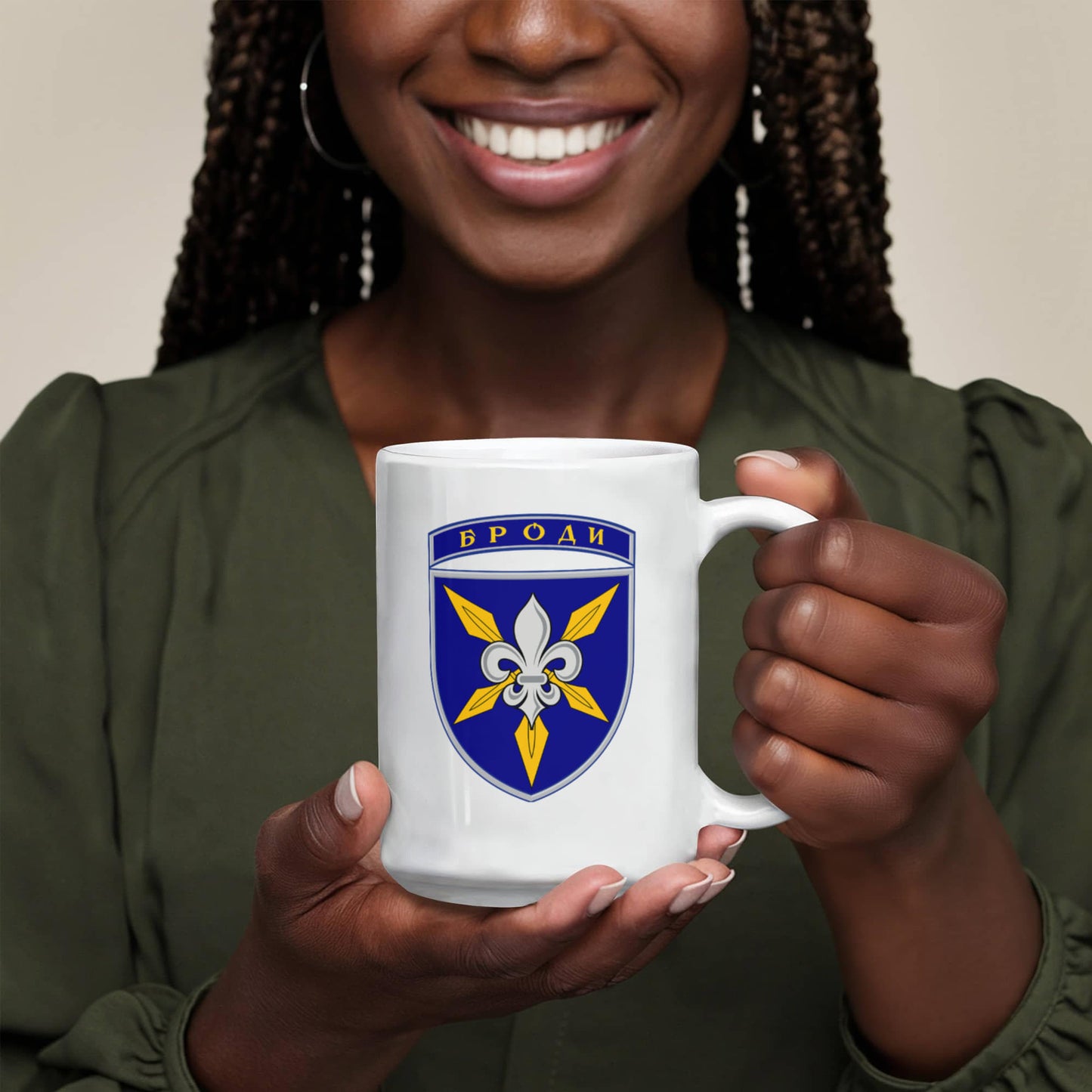 16th Army Aviation Brigade (Ukraine) - 15oz White Ceramic Mug