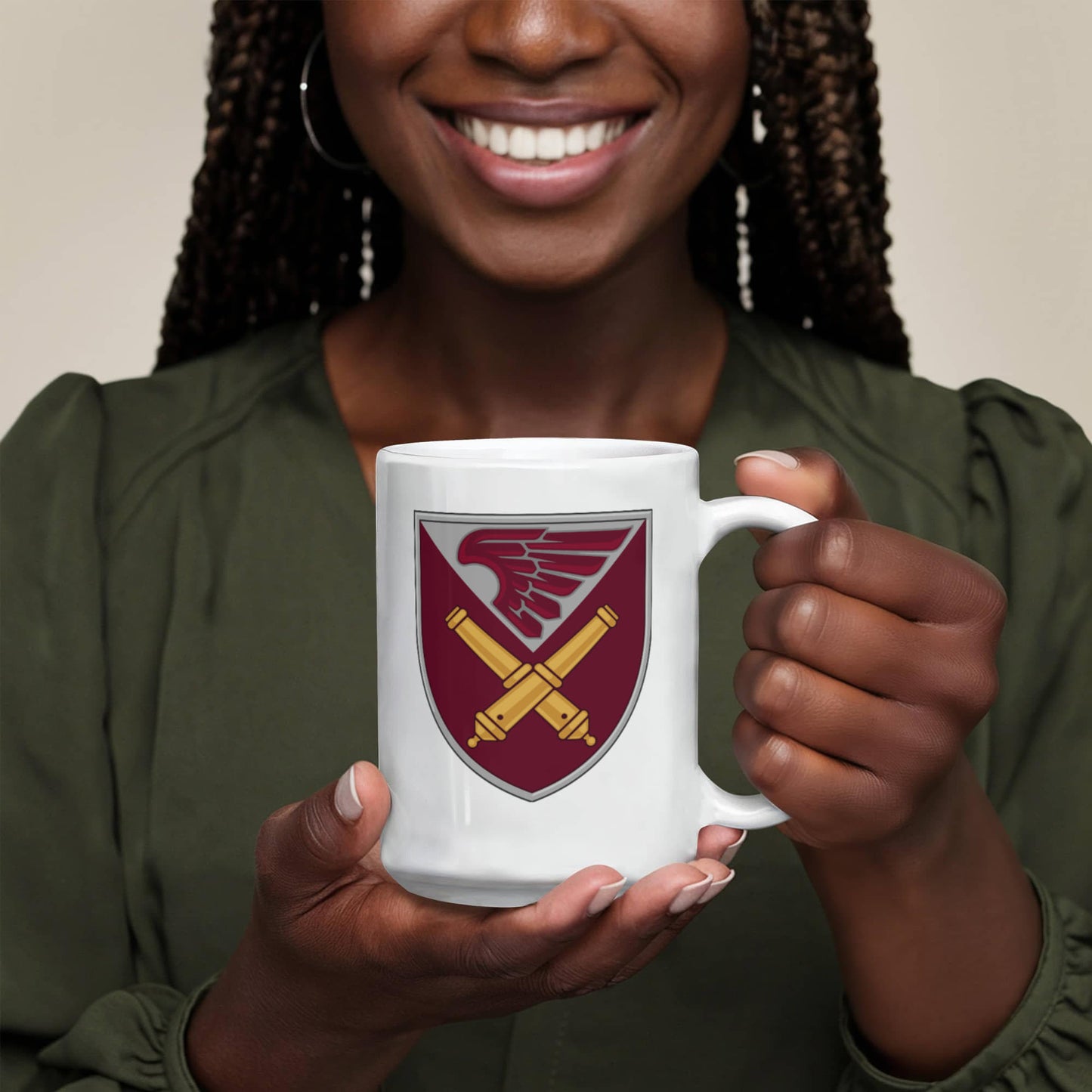 148th Artillery Brigade (Ukraine) - 15oz White Ceramic Mug