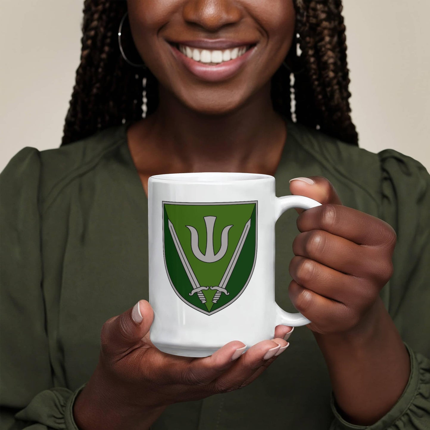 160th Mechanized Brigade (Ukraine) - 15oz White Ceramic Mug