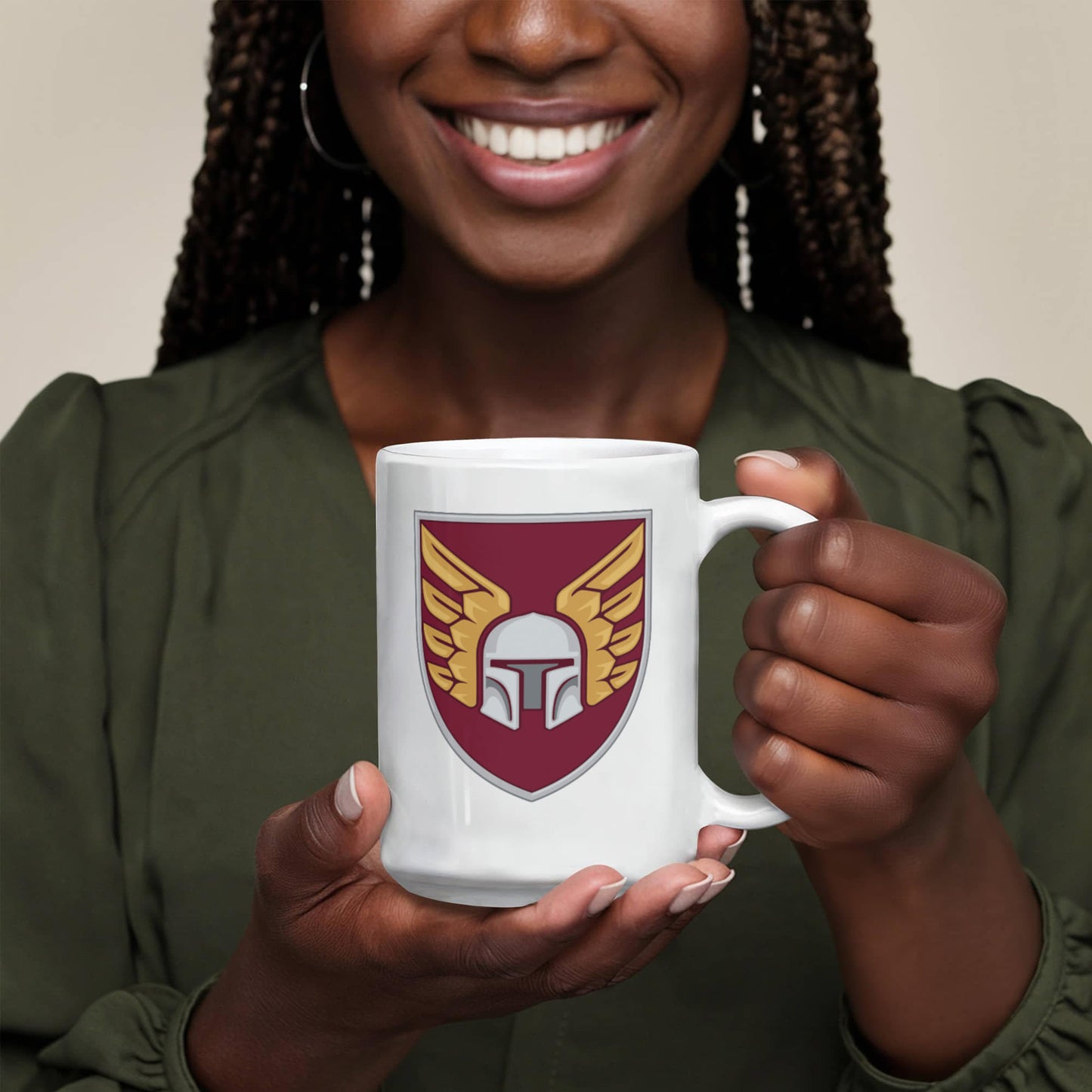 46th Airmobile Brigade (Ukraine) - 15oz White Ceramic Mug