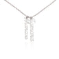 Personalized Multi Vertical Name Necklace