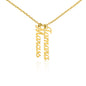Personalized Multi Vertical Name Necklace
